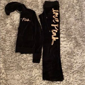 Victoria Secret LOVE PINK Sequin 2 Piece